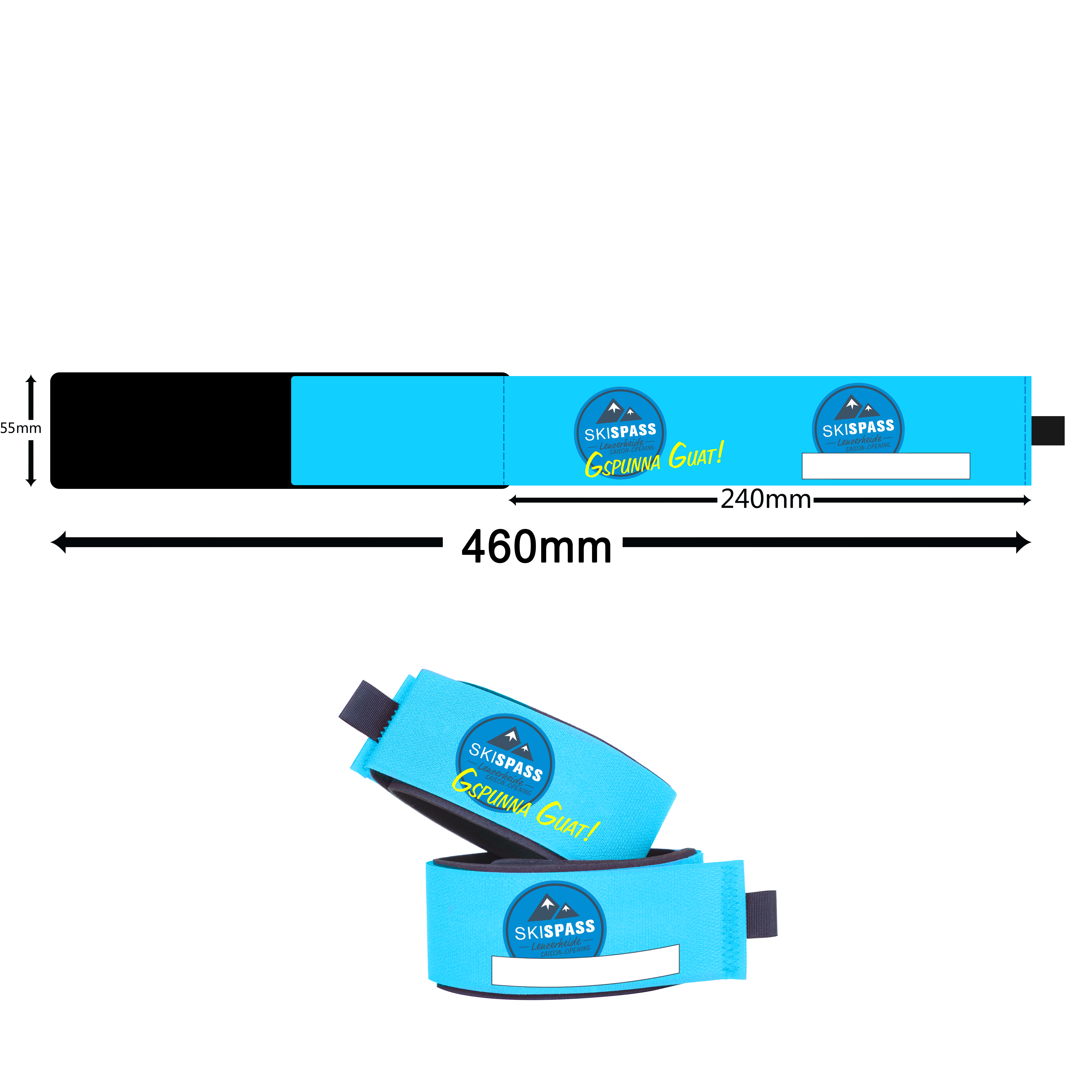 Skidremmar Längd och Alpin med Logga – Skidhållare med Eget Tryck för Vintersport