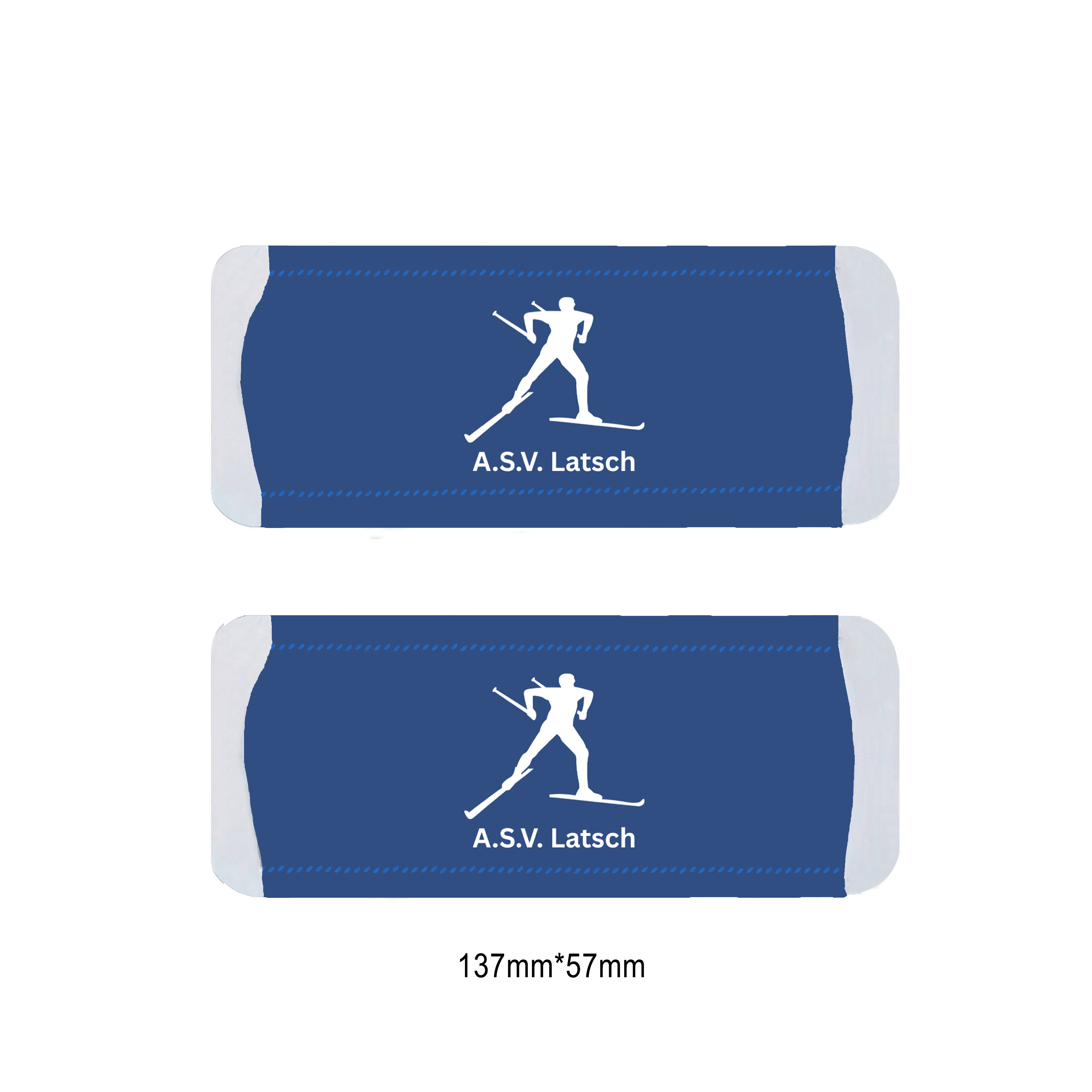 Längd- & Alpin-Skidhållare med Tryck – Personliga Skidremmar för Företag & Klubbar