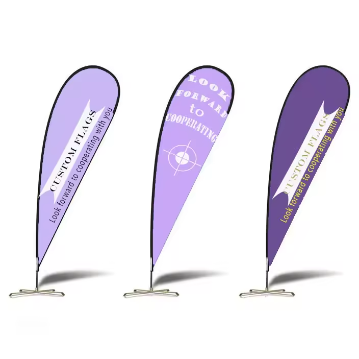 	Personliga beachflaggor med logotyp