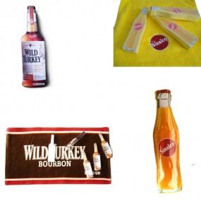 Profilhanddukar med tryck i komprimerad design