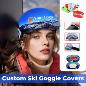 anpassat skydd för skidglasögon ｜Ski Goggle Cover med e...