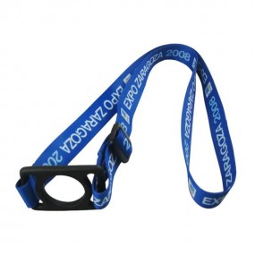 Nyckelband/Lanyard med flaska hållare med tryck | Anpas...