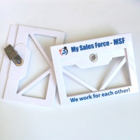 ID-kortsfodral med clips – tryck med logotyp eller text