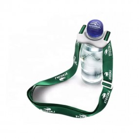 Nyckelband/Lanyard med flaska hållare med tryck | Anpas...