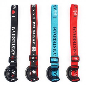 Nyckelband/Lanyard med flaska hållare med tryck | Anpas...