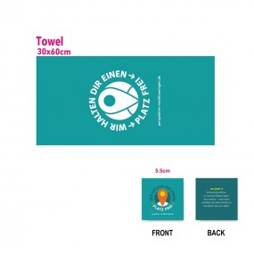 Magiska handdukar med eget tryck och logo