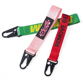 Korta lanyards/nyckelringar med karbinhake – personliga...