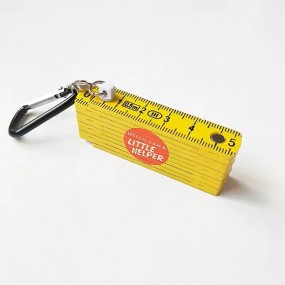 Tryck nyckelring med tumstock | Mini-tumstock med tryck...