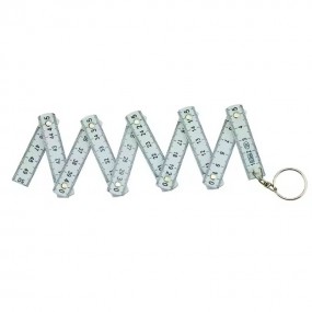 Tryck nyckelring med tumstock | Mini-tumstock med tryck...