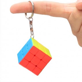 Tryck Rubiks kub 3x3 nyckelring – nyckelring Rubiks kub...