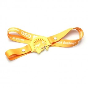 Nyckelband/Lanyard med flaska hållare med tryck | Anpas...