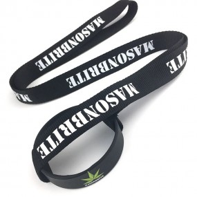 Nyckelband/Lanyard med flaska hållare med tryck | Anpas...