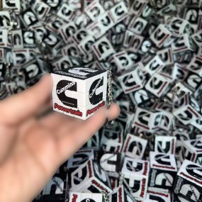 Nyckelring Rubiks kub med tryck ｜ Personlig Rubiks kub ...
