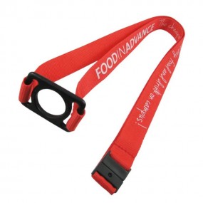 Nyckelband/Lanyard med flaska hållare med tryck | Anpas...