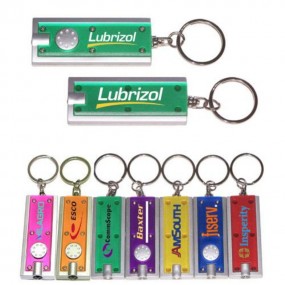 Mini-ficklampa med nyckelring – tryck med din logotyp s...