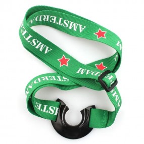 Dryckeshållare band – lanyard med logotryck för evenema...