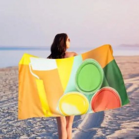 Reklamstrandhandduk – Strandhandduk med logotryck, pers...