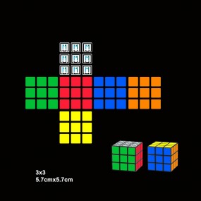 Rubiks kub med tryck – personligt anpassad Rubiks kub –...