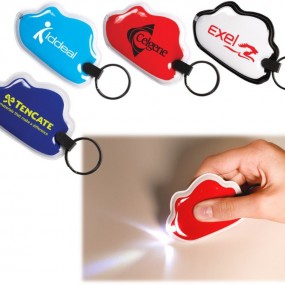 Mini ficklampa med nyckelring – tryck med din logotyp s...