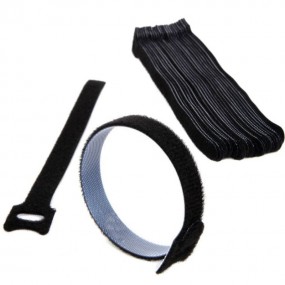 Klettkabelband med tryck │ Kabelkardborre med logotryck...