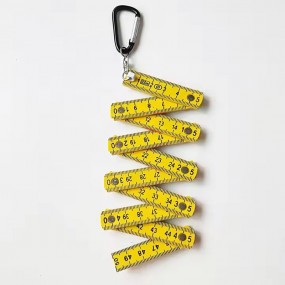 Tryck nyckelring med tumstock | Mini-tumstock med tryck...
