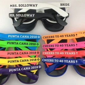 Solglasögon med reklamtryck – Solglasögon för events, g...