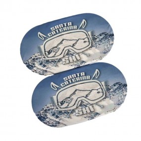 Skidglasögon skydd med logga – Tryckta Goggle Cover som...