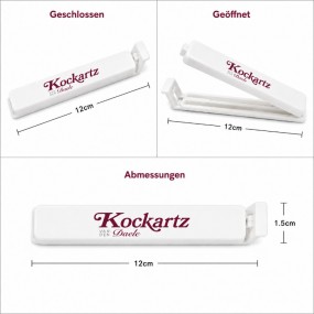 Förslutningsklämmor med logga | Profilprodukter med try...
