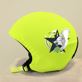 Personliga hjälmöverdrag med logotyp