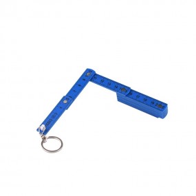 Tryck nyckelring med tumstock | Mini-tumstock med tryck...