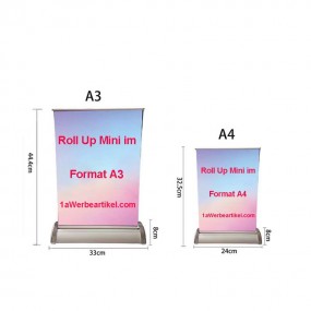 Mini Roll-up i format A4 eller A3 - profilproduktermedt...