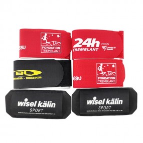 Skiband med kardborre med egen logotyp | Skiclips Skifi...